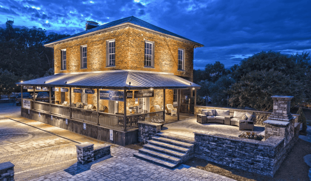 Residential outdoor lighting maintenance in NC ensuring safety and visual balance