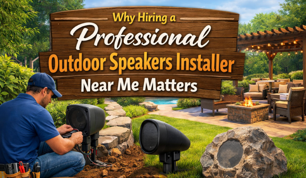 Professional Outdoor Speakers Installer