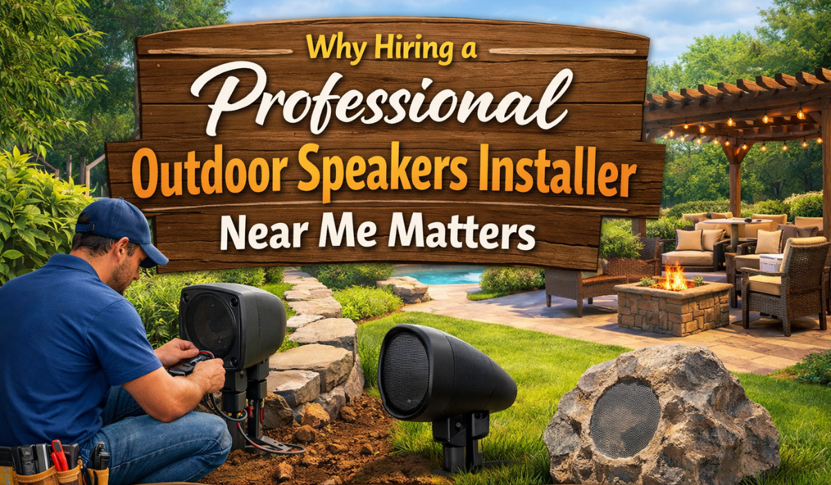 Professional Outdoor Speakers Installer