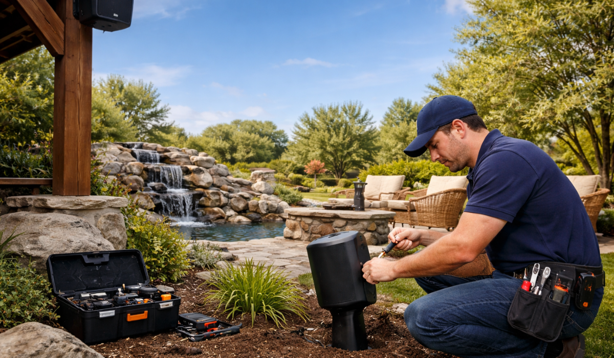 Professional Outdoor Speakers Installer