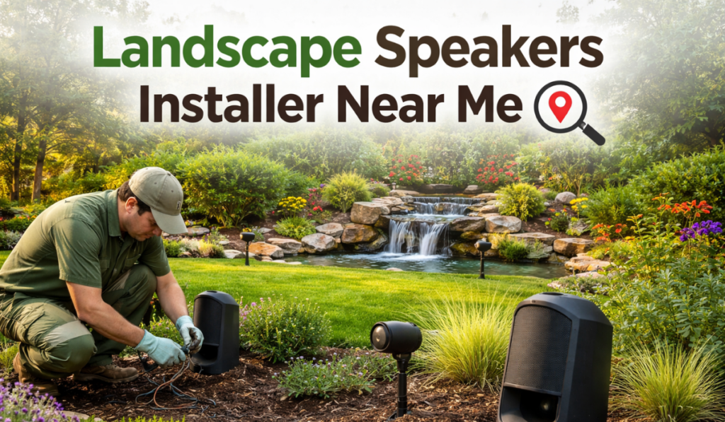 landscape Speakers Installer Near Me