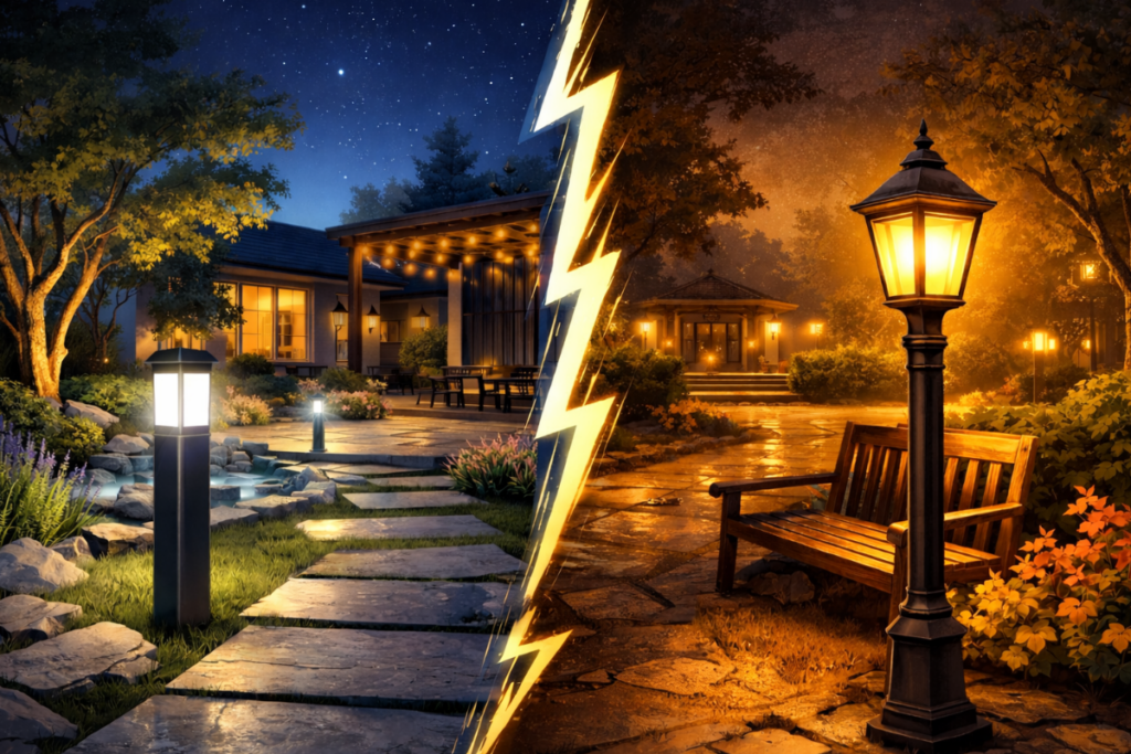 LED Lighting vs. Traditional Lighting Which is Better for Your Outdoor Spaces