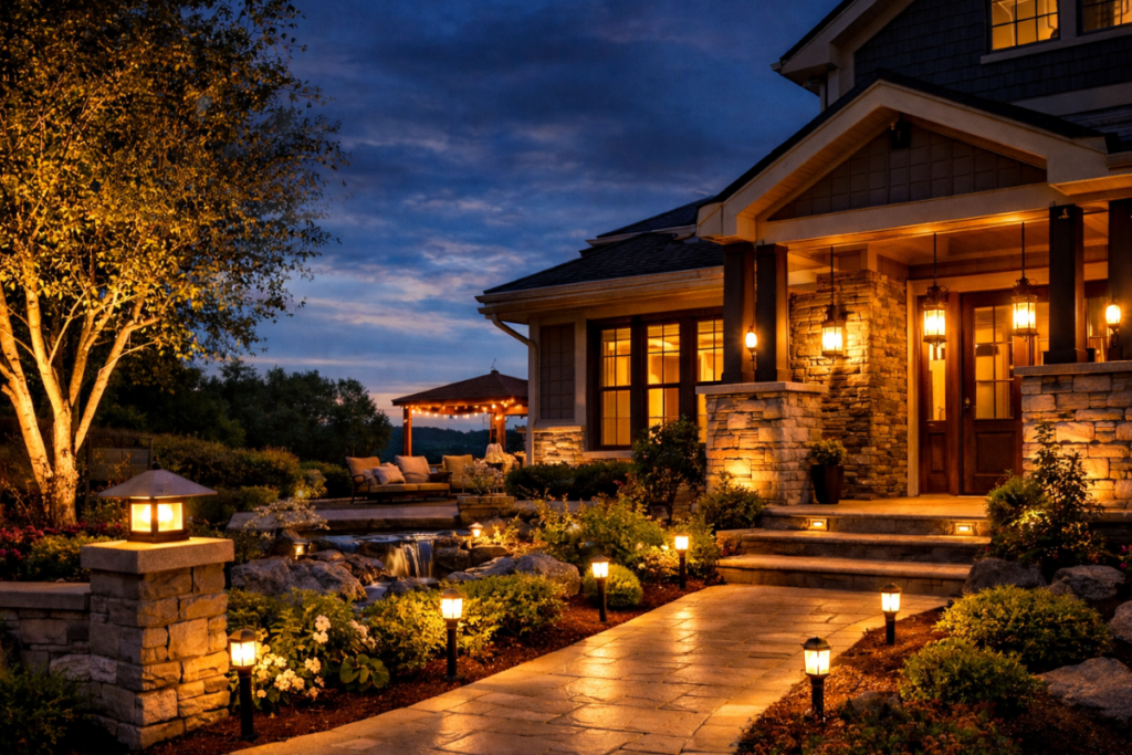Top 5 Outdoor Lighting Ideas to Enhance Your Home’s Curb Appeal