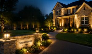 Outdoor Lighting Installation in Summerfield