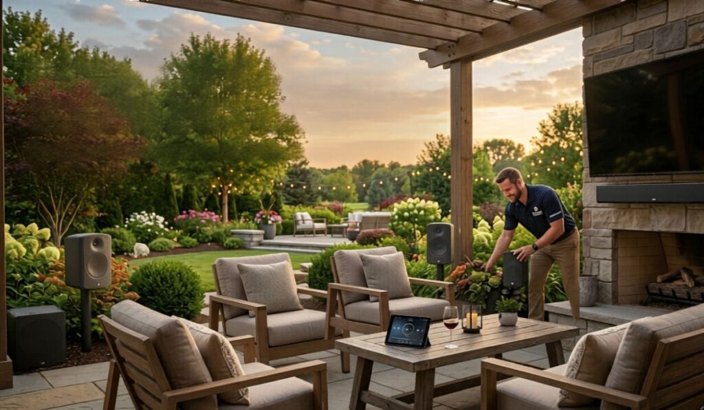 Outdoor Surround Sound Installation
